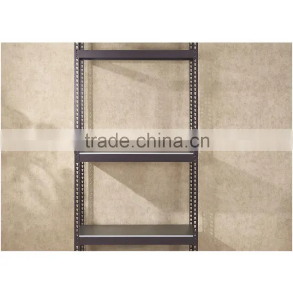 Low Price Easy DIY Medium Storage Rack Angle Iron Rack With MDF Board photo-5