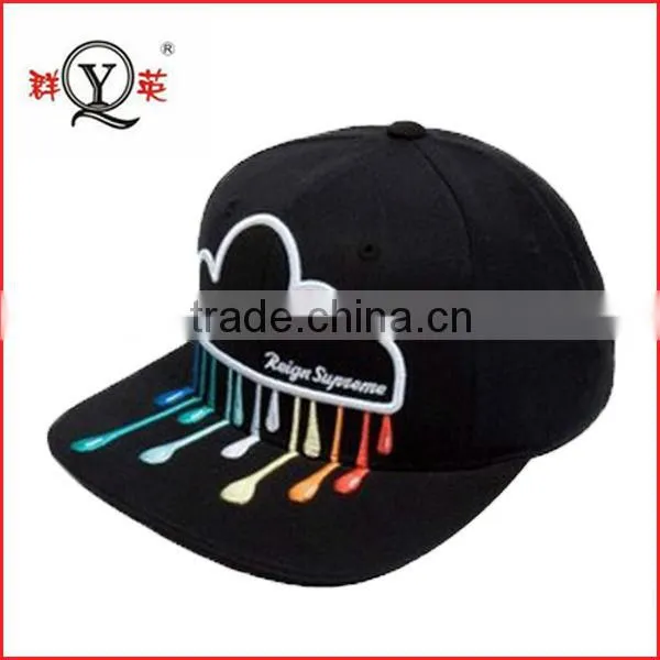 Custom Rain Printted Unisex Skater Snapback Cap Wholesale in Russian Baoding