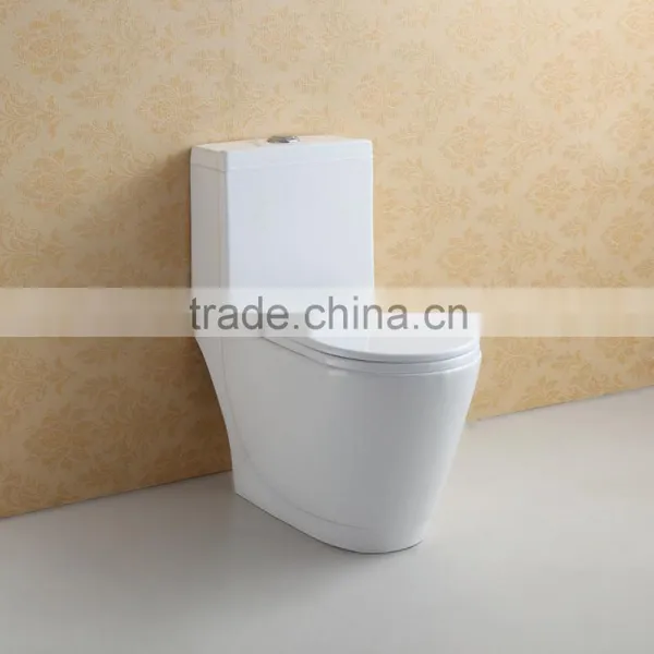 Freestanding White Glazed Wash Down Bathroom Water Closet photo-3