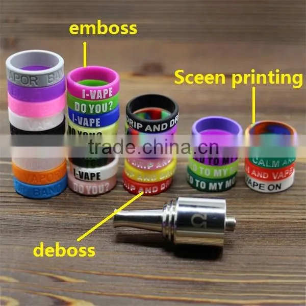 Flexible 18/22mm Diameter Non-stick Vape Band Custom Silicone o Ring photo-5