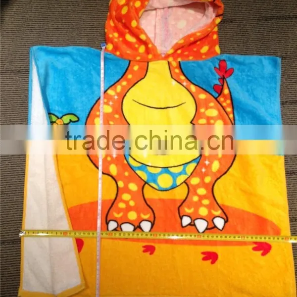 100% Painting Soft Hooded Bath Towel photo-4