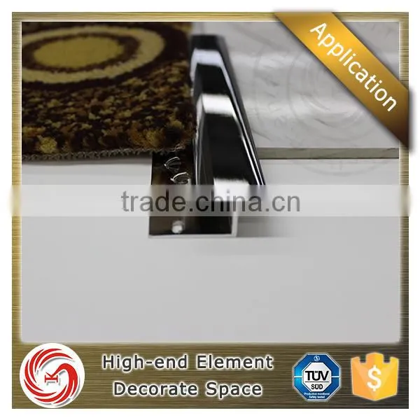 Brushed Carpet Cover Strips Laminate Square Edge Trim Carpet Edge Trim photo-2