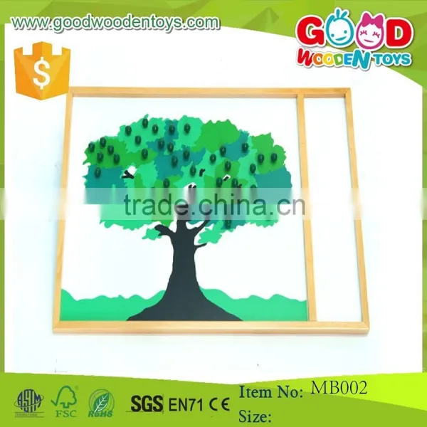 Montessori Materials in China/Montessori Teaching Aid/Montessori Apple Tree Puzzle Game