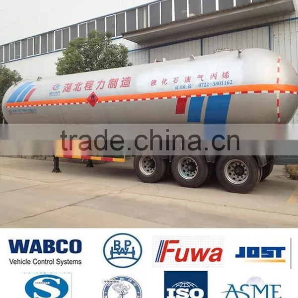 LPG Tank Trailer 40000 Liters, 40000 Liters ASME LPG Gas Truck Trailer, ASME LPG Truck Trailer photo-2