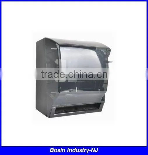 Transparent Plastic Wall Mounted Airport Toilet Auto Cut Paper Towel Dispenser Quality Choice photo-6