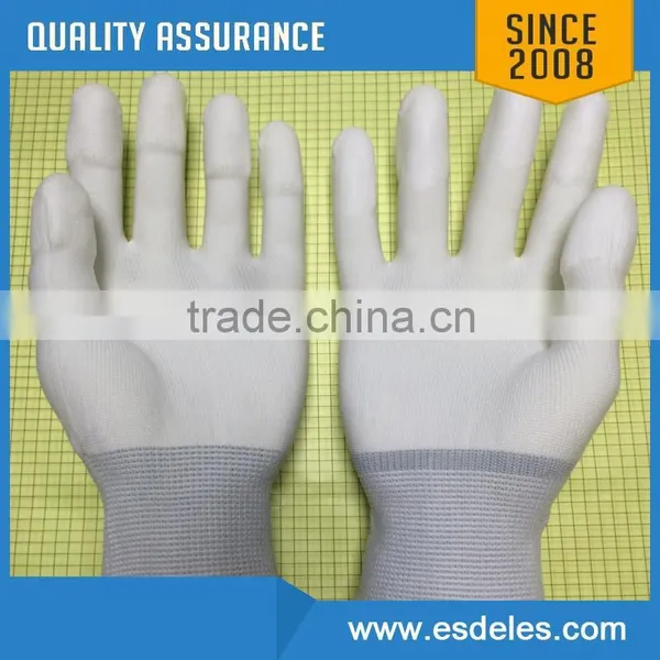 Gold Supplier Antistatic pu Palm Coating Glove photo-4