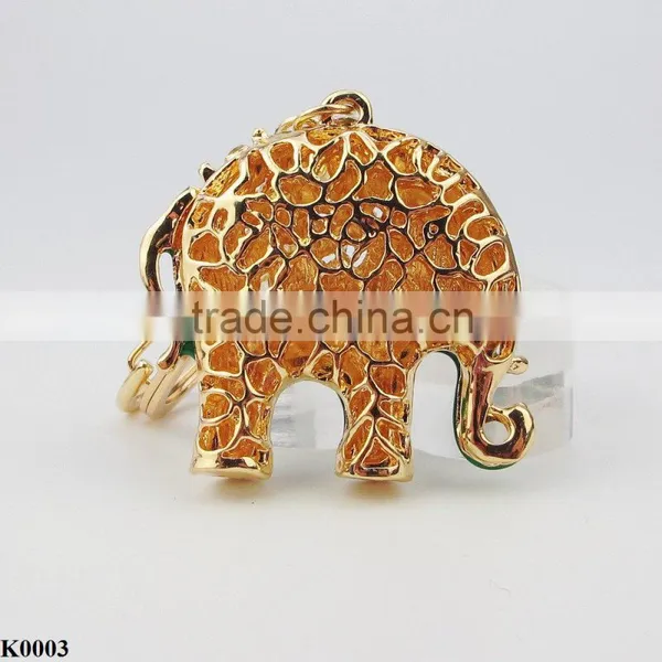 Letest Design Elephant Logo Alloy Keychain K0003 photo-4