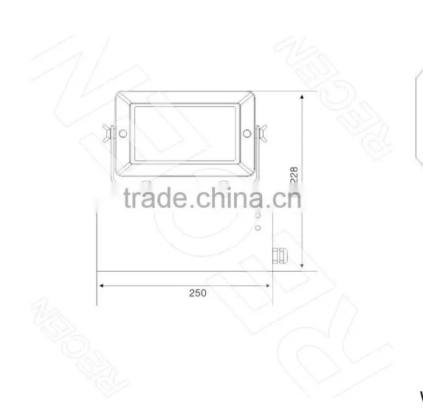 IP65 5*1w Power Consumption China Manufacture Sell Hot LED Emergency Low Ceiling Light Lamp RGFE212 photo-2