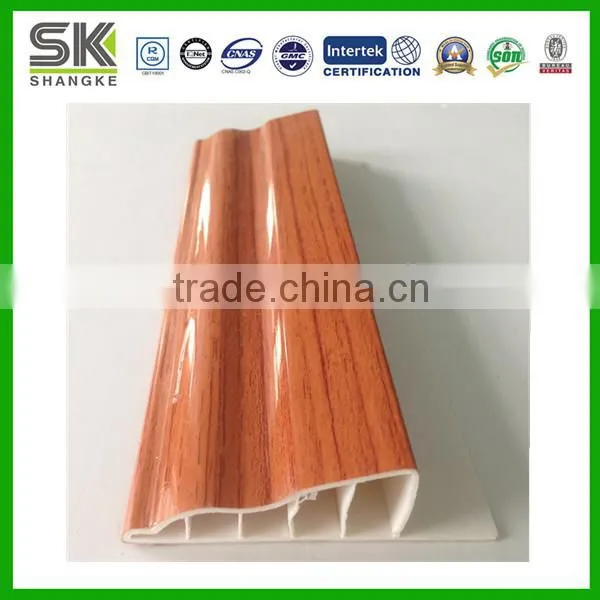 PVC Skirting Board for Interior Decoration / Pvc Plinth for Wall photo-6
