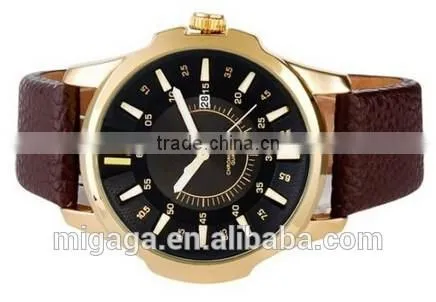 New Fashion Men's Watches Sport Men Quartz Watch With Leather Strap photo-5