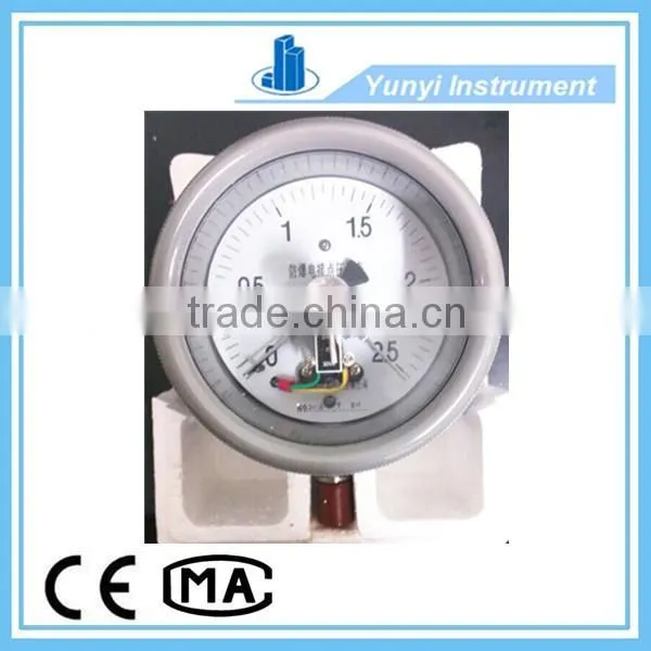 Mpa Explosion Proof Electric Contact Pressure Gauge Types