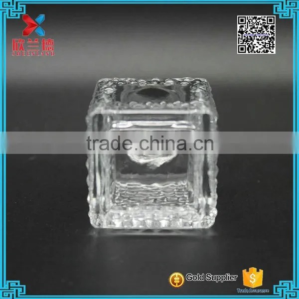Wholesale Embossed Square Empty Aroma Reed Diffuser Glass Bottle 45ml photo-5