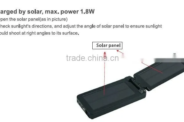 6000mAh Multi Function Mini Jump Starter Power Bank Solar Power Bank photo-3