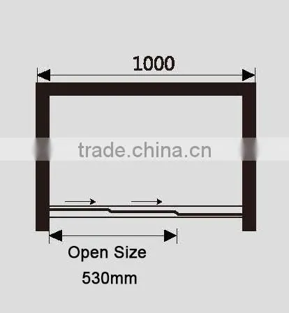 Aluminum Frame 3 Panel Folding Shower Room (KD4001) photo-2