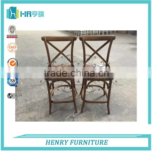 Beech Wood Cross Back Vineyard Chair For Dining Chair photo-6