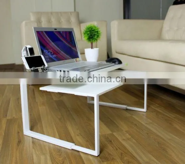 for Hiding Keyboard or Holding Printer Metal Desktop Shelf Stand photo-6