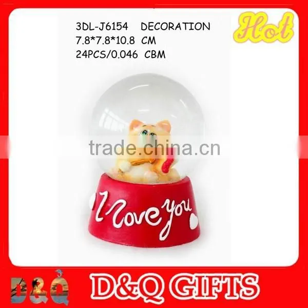 Acylic Liquid Snow Globe 3D Poly Liquid Snow Globe photo-5