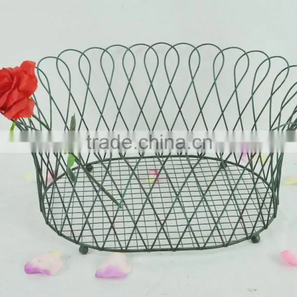 Decorative Vintage Stackable Wire Basket photo-4