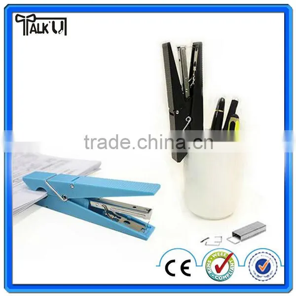 Noble Black Multifunctional Mini Office Plastic Clip Stapler/student Book Binding Stapler photo-3