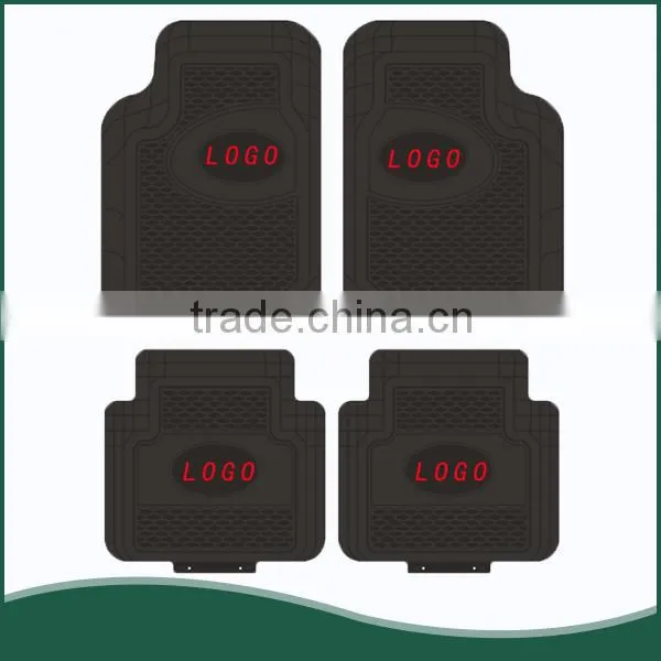 OEM 4pcs/5pcs of Pvc Car Mat Factory Universal Rubber Mat With Your Own Logo