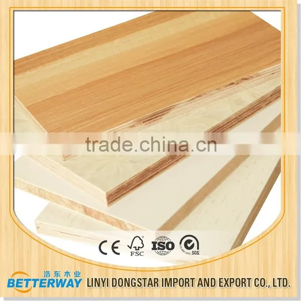 Funiture Used Cherry Melamine Faced Paper Plywood