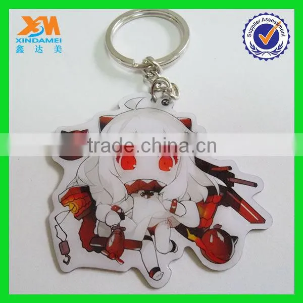 Wholesale Cute Metal Beauty Girl Keychain photo-2