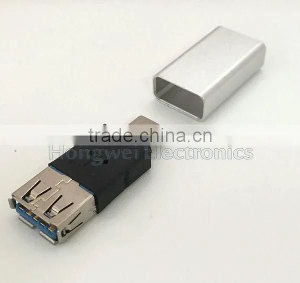 USB-C (Type-C) to 3.0 USB-A (Type-A) Female Adapter Converter Connector for Mac Book, Nokia N1, HTC 10, LG G5, Nexus 5X/6P photo-5