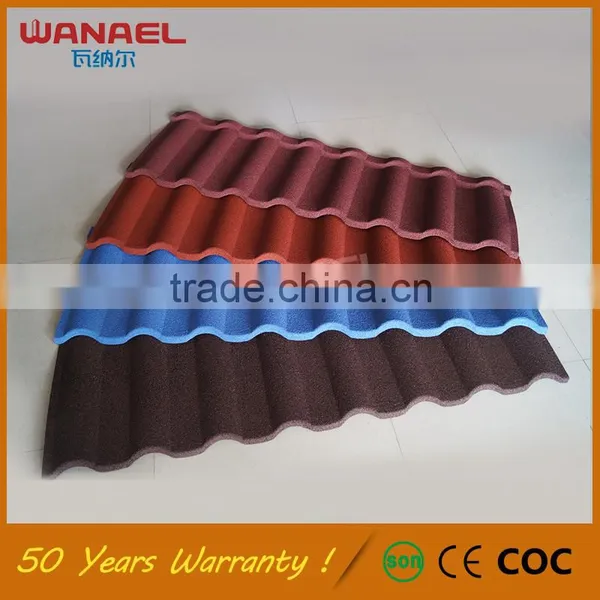 Decorative Stone for Wanael Milan No-fading Light Weight Spanish Tile Corrugated Roof photo-4