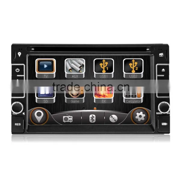 Winmark 6.2 Inch Double Din Car DVD Player With Touch Screen GPS Bluetooth Radio Mirror-Link Universal
