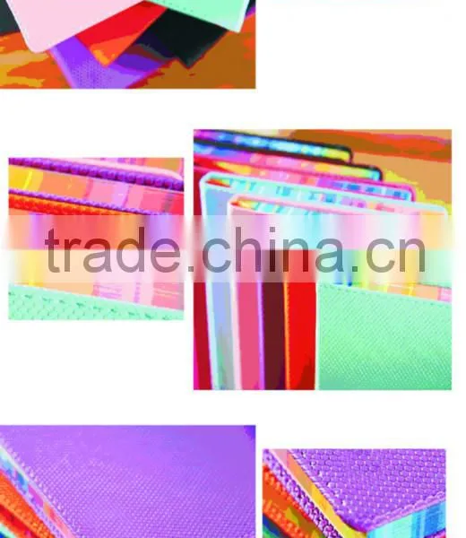 Customized Notebooks High Quality PU Cover,Color Edge Notebook Notebook Diary With Foil Printing, Free Shipping photo-5