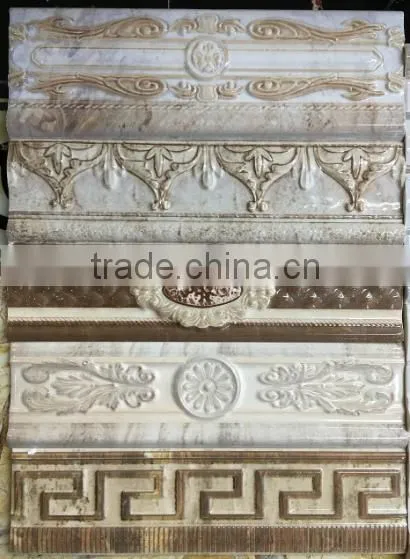 100x300mm China Factory Cheap Relief Algeria Ceramic Border Tiles photo-5