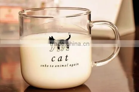 Fancy Drinking Glass Mug With Animals Pattern photo-5