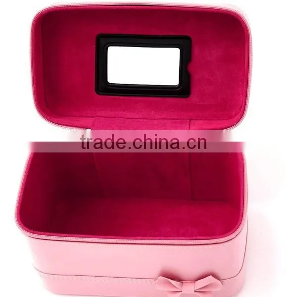 Summer New Cute Buterfly and Fashion Big Capiable Multifunction Cosmetic Case With Handle photo-3