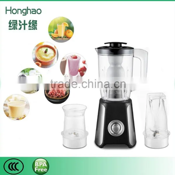 New Design Stainless Steel 200W Power Multi-purpose Food Processor Blender Machine