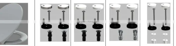 PP Toilet Seat With SUS 304 Screws and Pins of Hinges photo-5