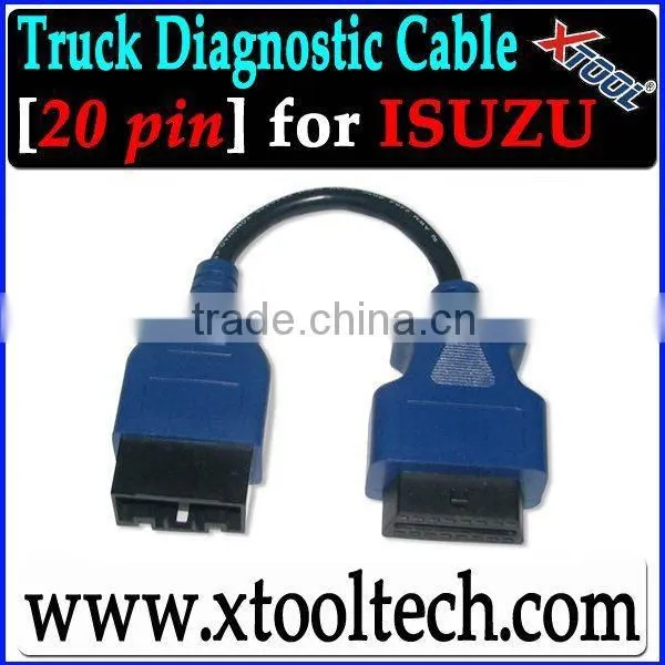 Hot Sale!!! Isuzu Truck Cable 20 Pin /Isuzu Truck Diagnostic Cable
