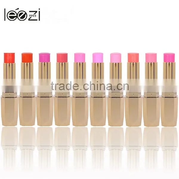 Wholesale Best Selling Fahsion Design Golden Tube Cosmetics Naked Natural Long Lasting Rose Red Lipstick photo-5