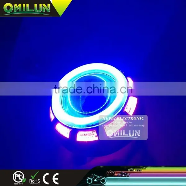 Wholesale Item U14 12-80V 25W LED Motorcycle Headlight With CFF Angel Halo Ring Quality Choice photo-3