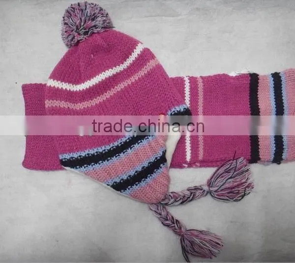 knit scarf hat sets