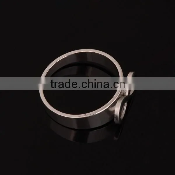 Latest Designs Beautiful Stainless Steel Ring for Teenage Girls photo-3