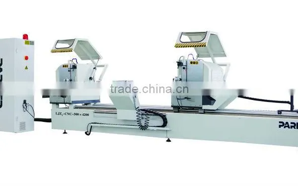 PVC Profile Cnc Control Double Mitre Cutting Saw/upvc Window Frame Cutting Machine/PVC Profile Cutting Machine photo-2