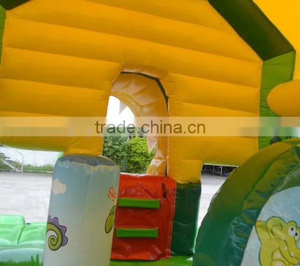 SUNJOY High Quality Inflatable Castle With Slide Colorful Bouncy Slide for Sale photo-6