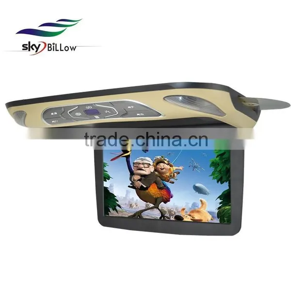 12inch Roofmounted Car DVD Monitor , Flipdown Car Dvd Player,button Car Dvd Player