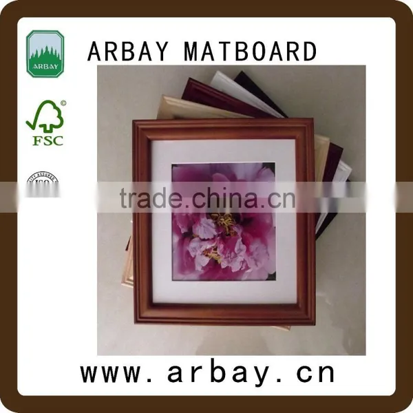 Wholesale Single Mat for Photo Frames Hot Sale Acid Free Mount Board Pre Cunt Paper Frame photo-2