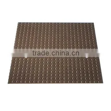 Cheap Gym Rubber Flooring , Rubber Flooring for Gym Solid Color Rubber Top to Bottom, Performance Warranty