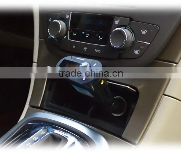 Car Mp3 Player Wireless fm Transmitter Remote Control LCD Car Kit MP3 Player Wireless FM Transmitter Modulator With USB SD MMC photo-2