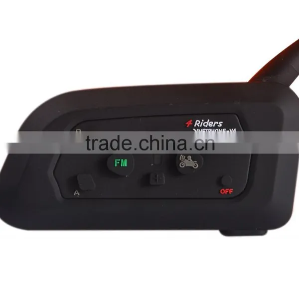 High Quality!Vnetphone V4 Bluetooth Stereo Walkie Talkie With Microphone Waterproof Bluetooth Headset photo-2
