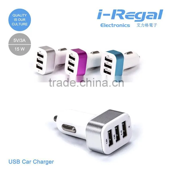 Universal Colorful Usb Mini Car Chargr for Iphone/ipad/samsung Car Usb Adapter photo-5