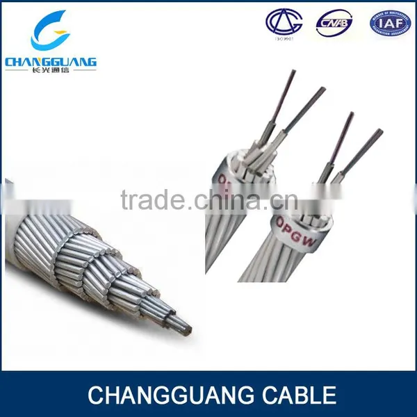 Low Price PBT Loose Buffer Tube Stranded 36 Core Opgw Optical Fiber Cable photo-6