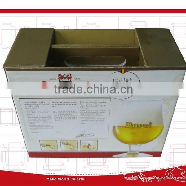 40 Years' Experiences to Produce Custom Printed 6 Bottle Wine Cardboard Bottle Carrier photo-3